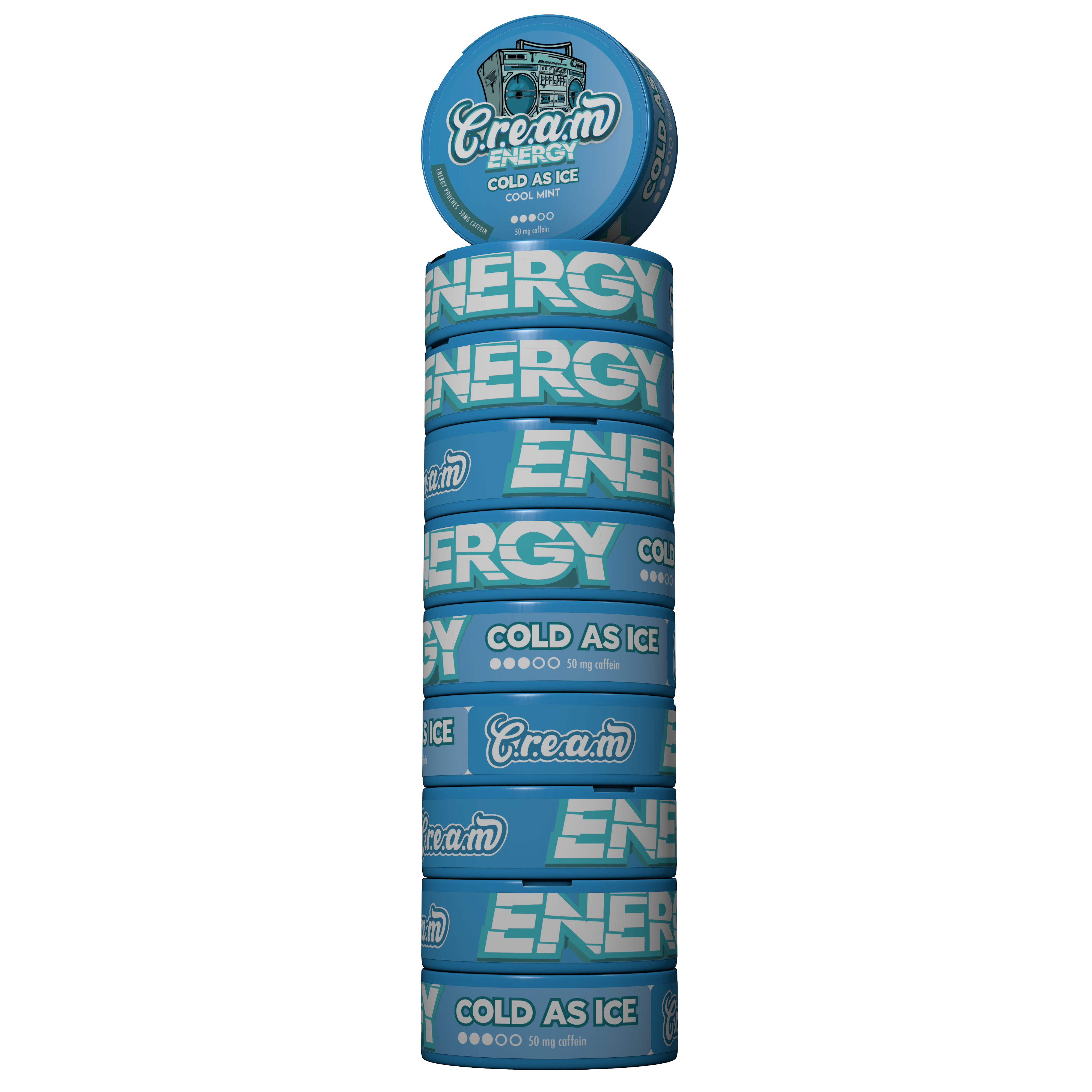 Cream ENERGY Cold As Ice - 50mg Caffeine