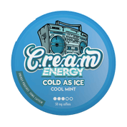 Cream ENERGY Cold As Ice 50 mg caffeine pouches — front of can
