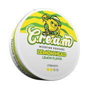 Lemon Head Light 4 mg lemon nicotine pouches — left view of can