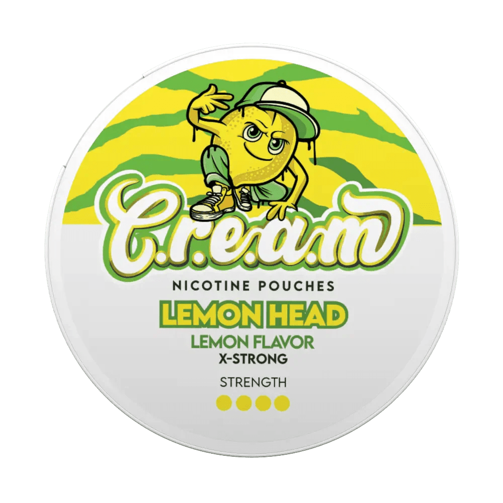 Lemon Head X-STRONG 12 mg lemon nicotine pouch close-up