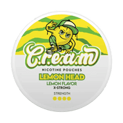 Lemon Head X-STRONG 12 mg lemon nicotine pouch close-up