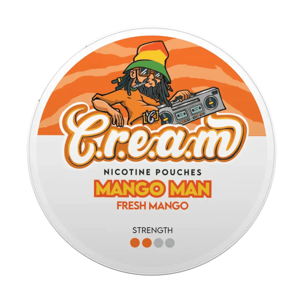 Mango Man Light 4 mg mango nicotine pouch close-up